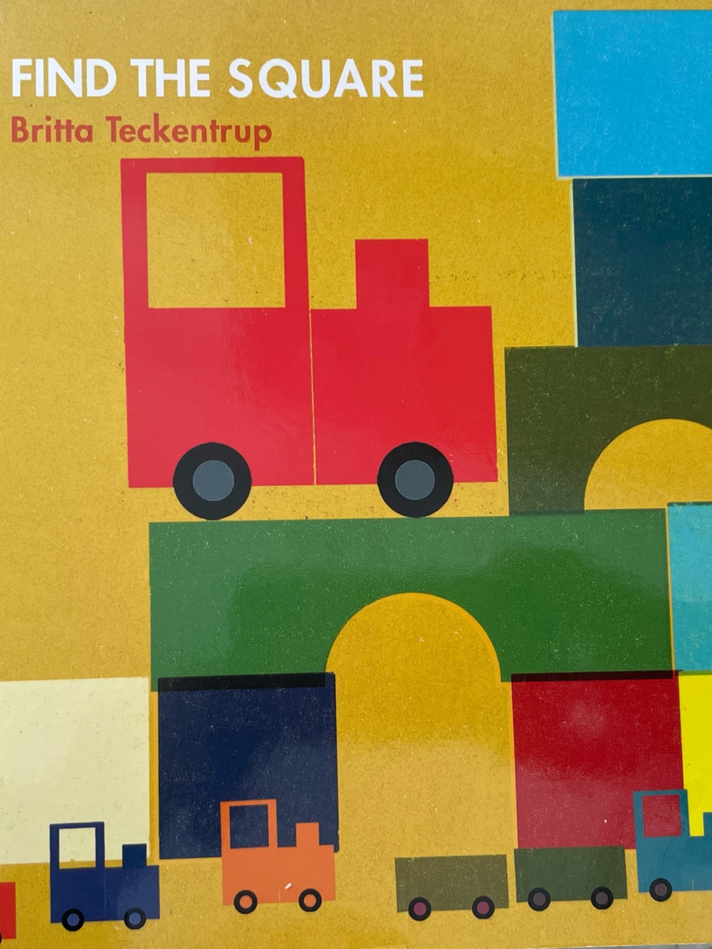 10/$30💥Board Book, Find the Square, Britta Teckentrup, Like New Children's Book